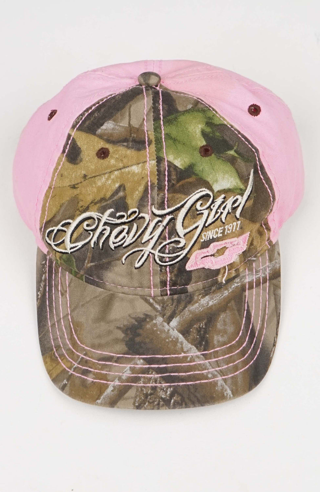 VINTAGE REAL TREE CHEVY HAT