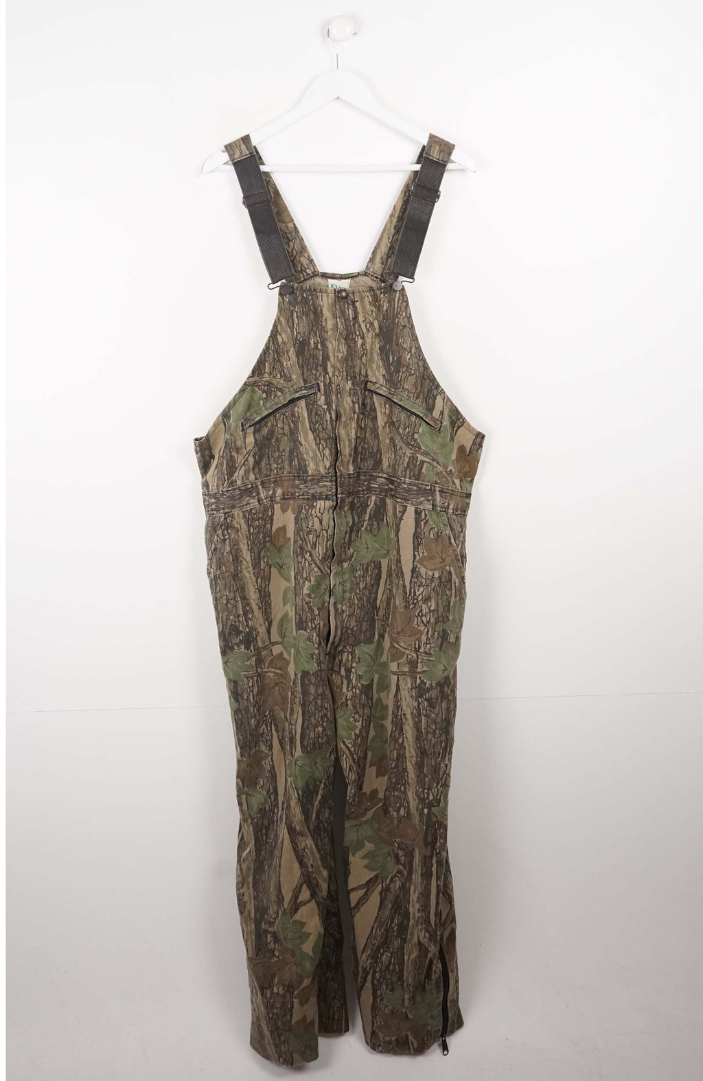 VINTAGE REAL TREE OVERALLS (XL)