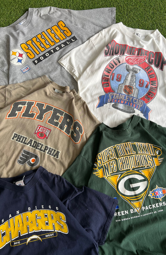 Vintage American Sports Team Sweaters & T-Shirts