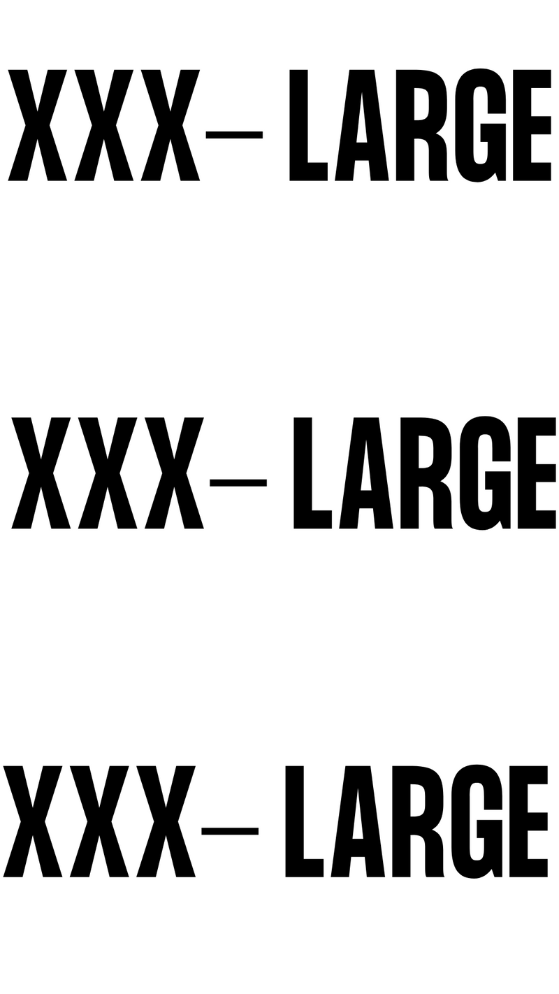 XXX-Large Vintage Clothing