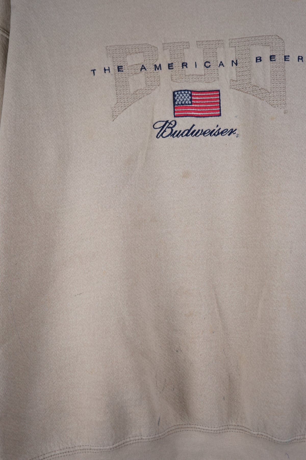VINTAGE BUDWEISER BEER SWEATER (M)