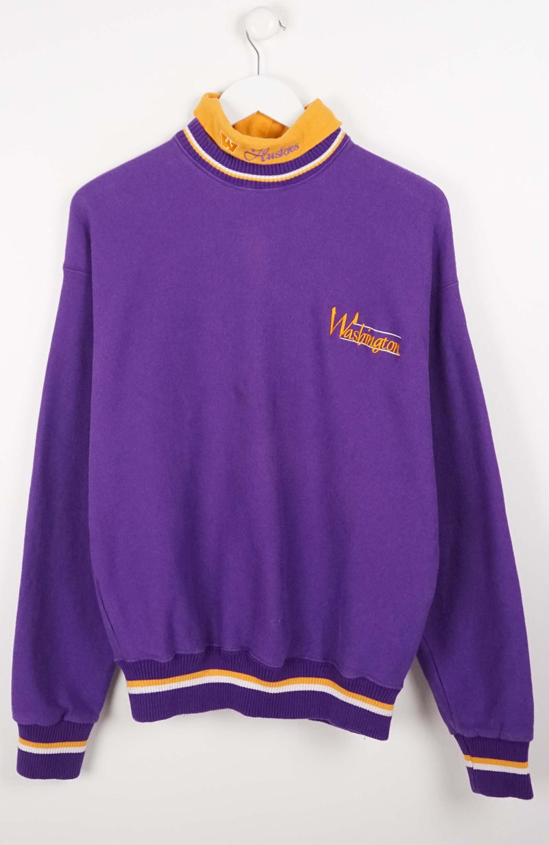 VINTAGE WASHINGTON HUSKIES TURTLENECK SWEATER (M)