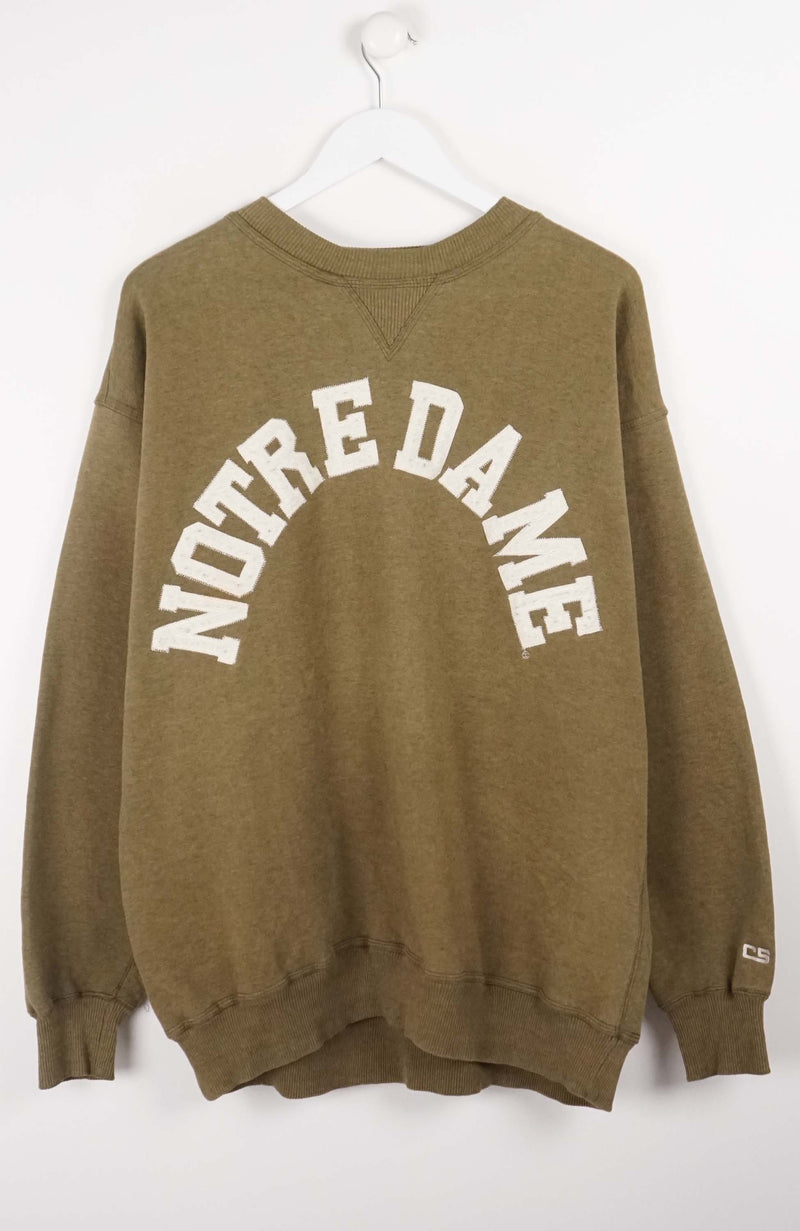 VINTAGE NOTRE DAME SWEATER (XL)