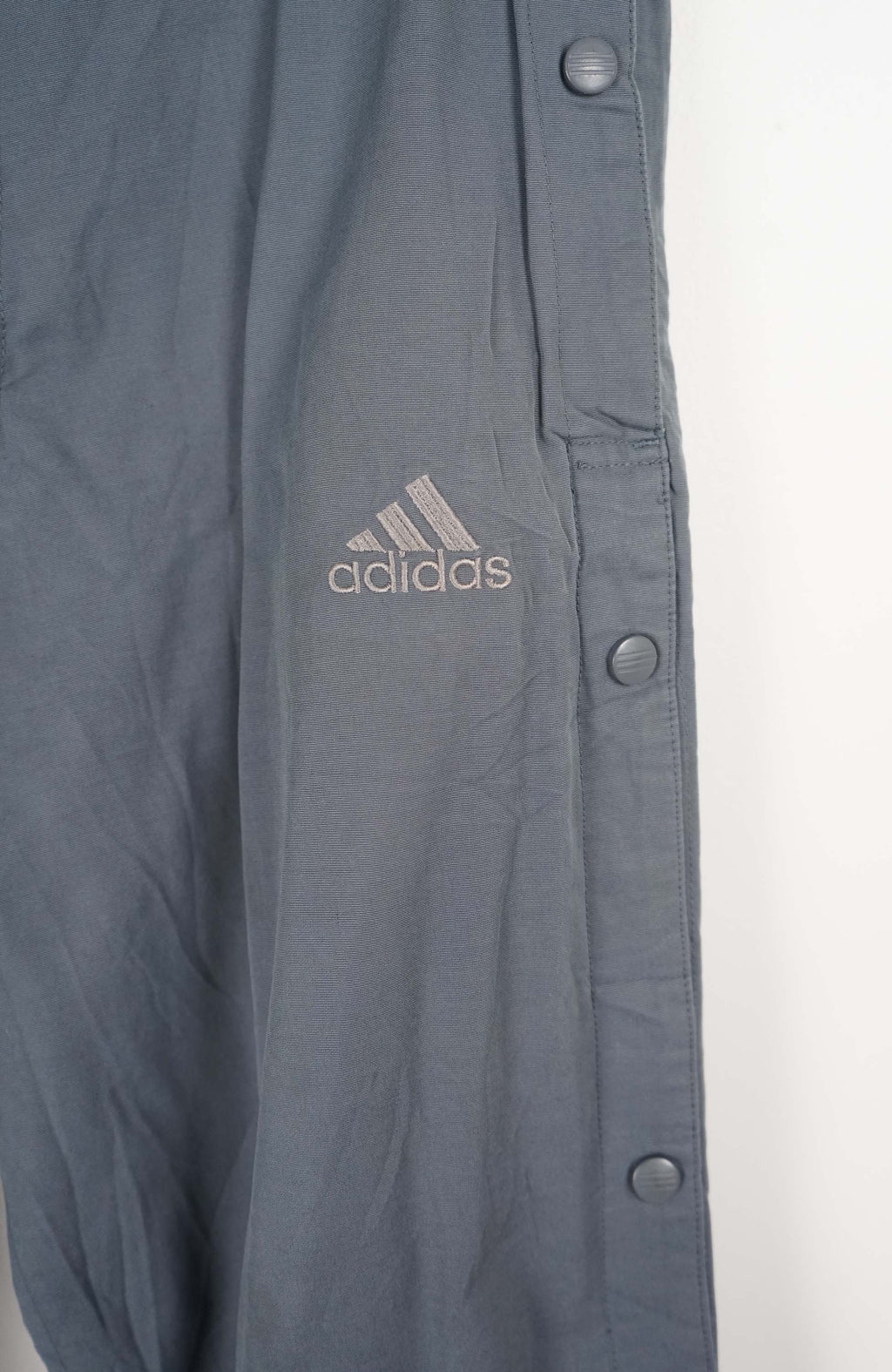 VINTAGE ADIDAS SNAP TRACK PANTS (S) W28