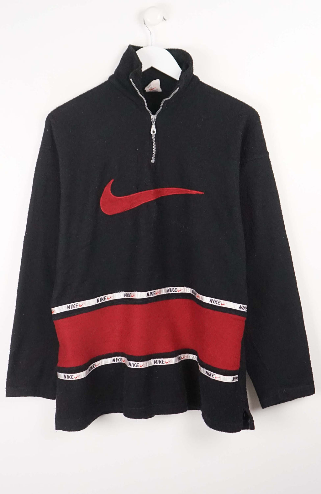 VINTAGE NIKE 1/4 ZIP SWEATER (L)