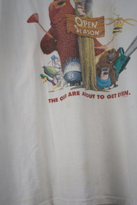 VINTAGE OPEN SEASON THE ODD ARE ABOUT TO GET EVEN T-SHIRT (L)