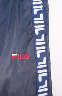 VINTAGE FILA TRACK PANT SHORTS (S)