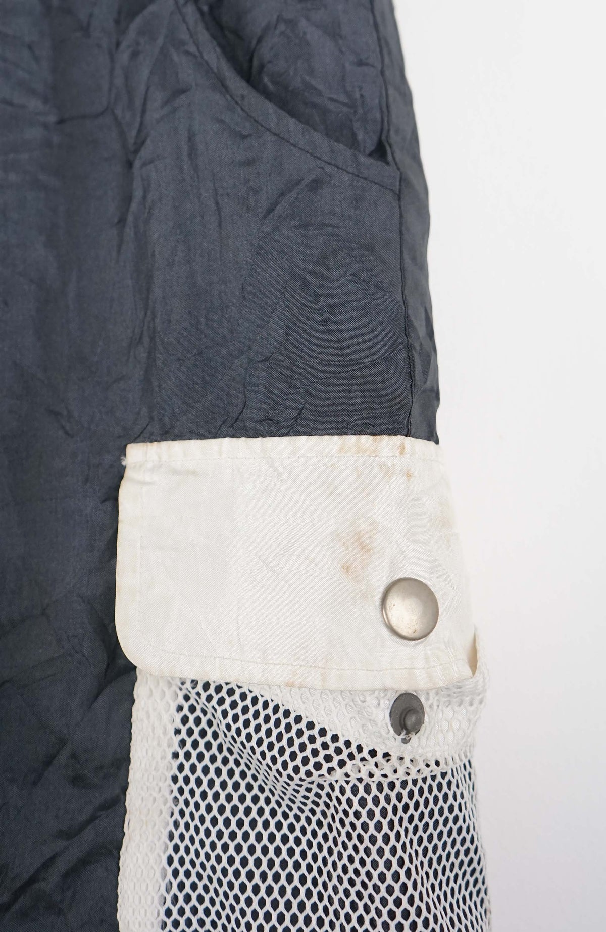 VINTAGE ADIDAS TRACK PANT SHORTS (M)