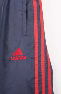 VINTAGE ADIDAS TRACK PANT SHORTS (M)