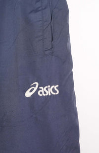 VINTAGE ASICS TRACK PANT SHORTS (L)
