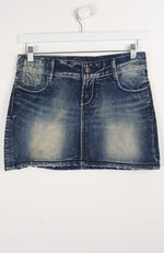VINTAGE Y2K DENIM SKIRT (SIZE 12)
