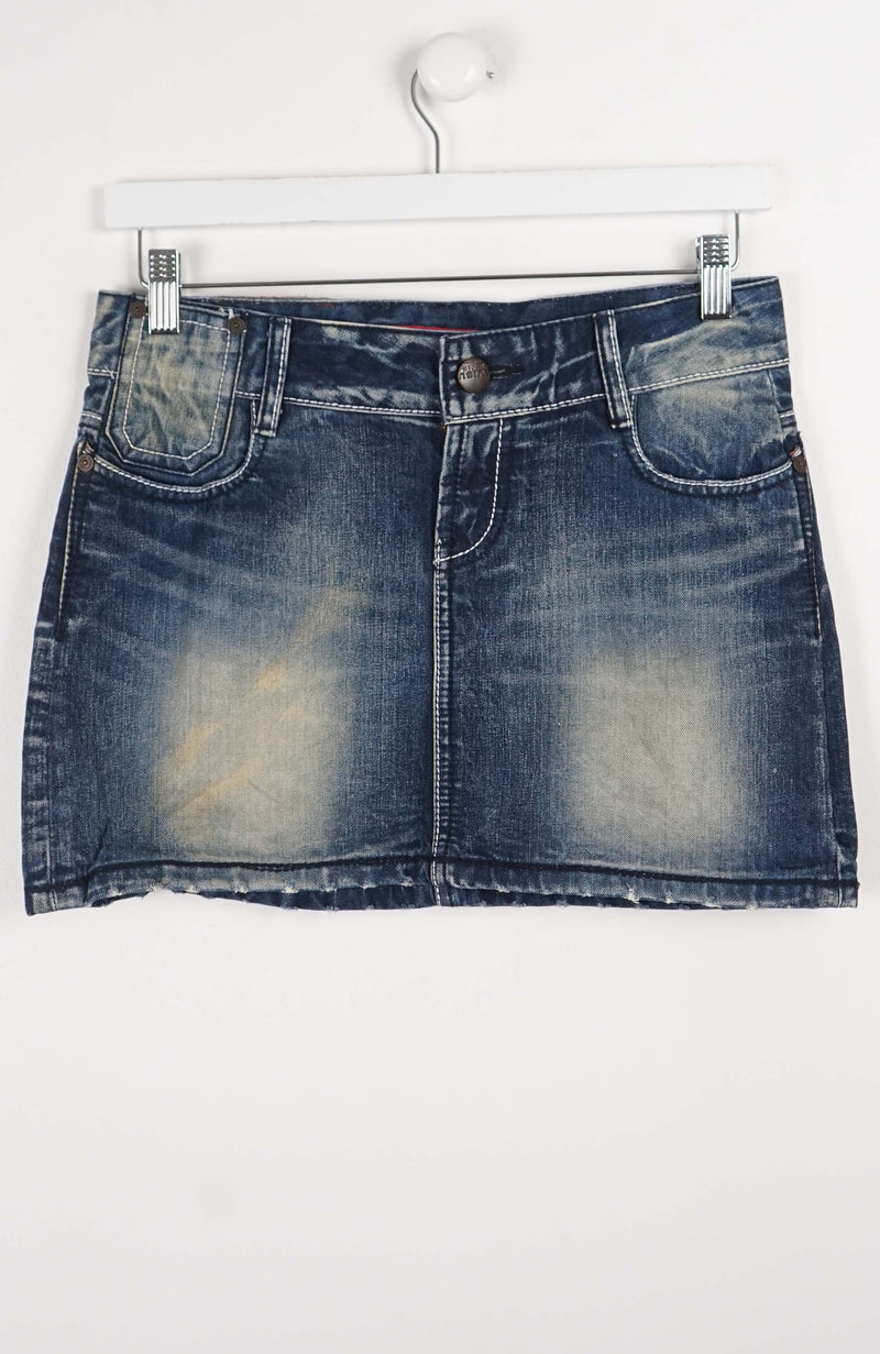 VINTAGE Y2K DENIM SKIRT (SIZE 12)
