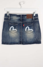 VINTAGE Y2K DENIM SKIRT (SIZE 12)