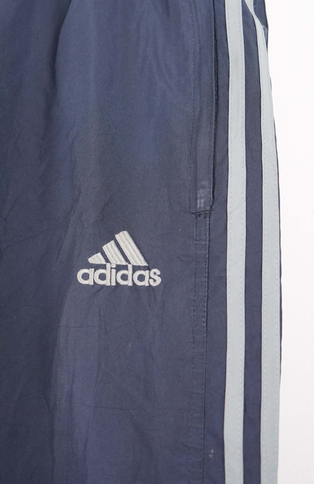 VINTAGE ADIDAS TRACK PANT SHORTS (XL)