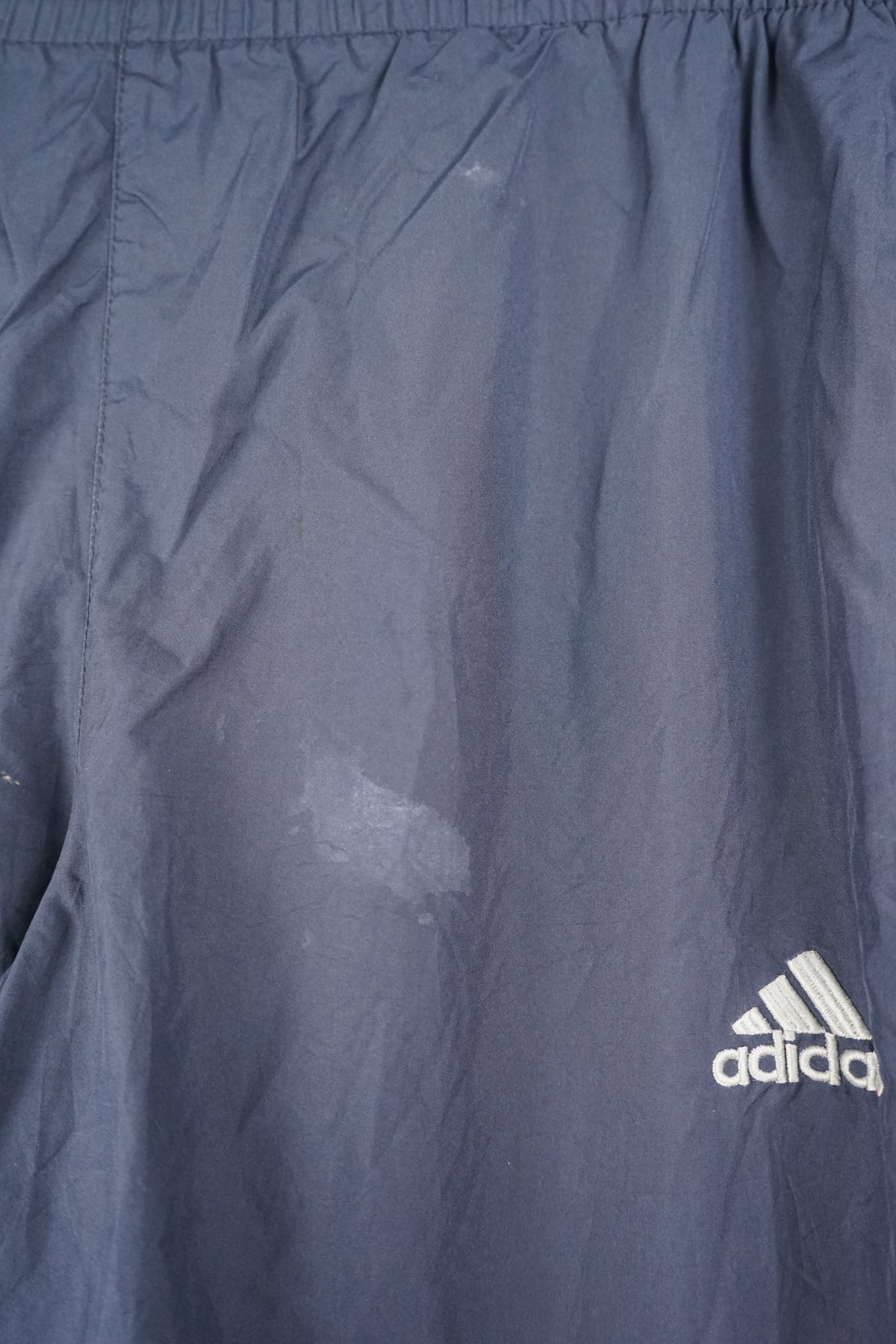 VINTAGE ADIDAS TRACK PANT SHORTS (XL)