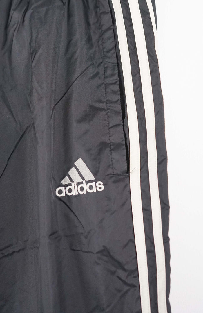 VINTAGE ADIDAS TRACK PANT SHORTS (XL)