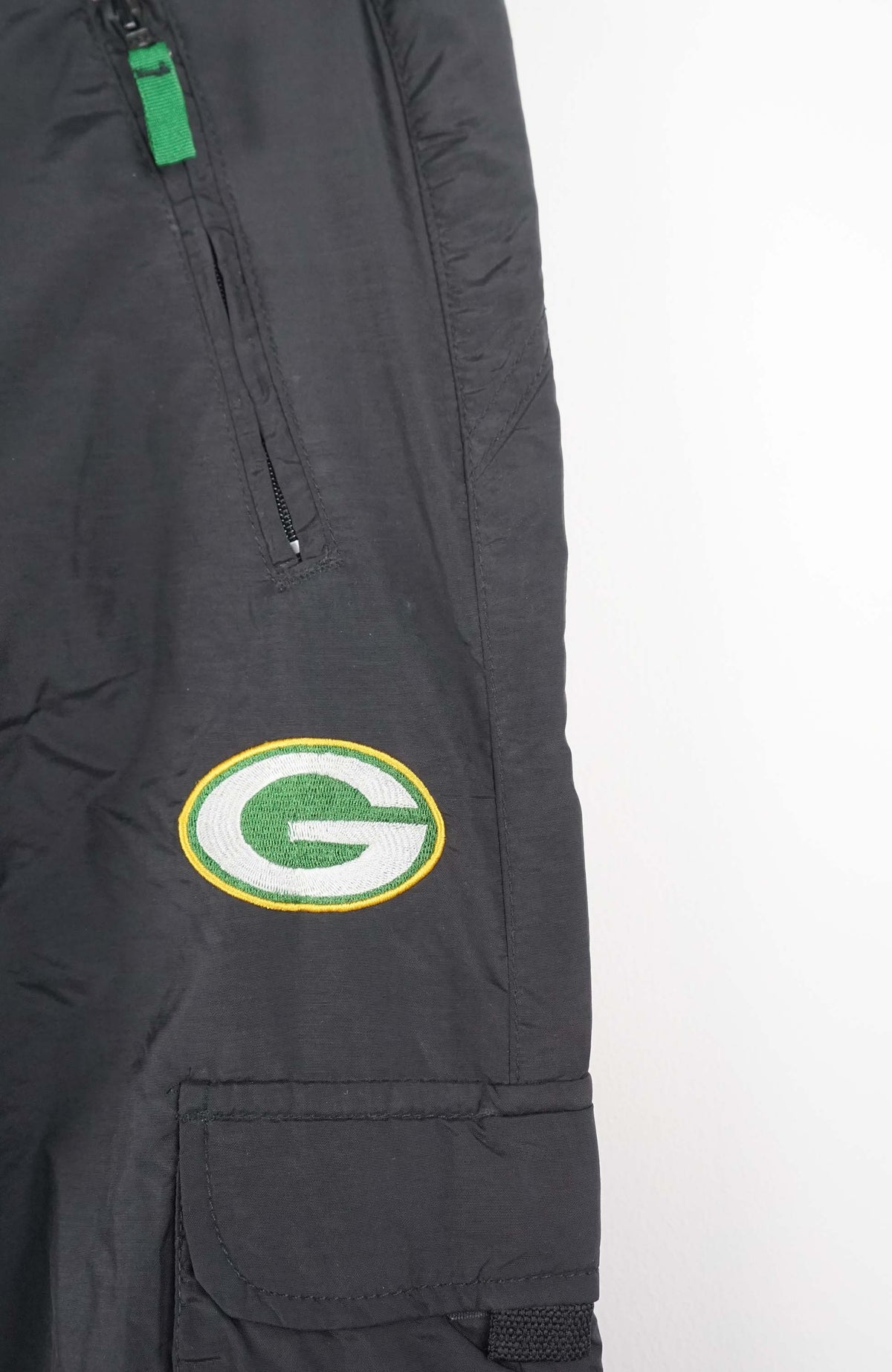 VINTAGE NFL GREEN BAY PACKERS TRACK PANTS (XL)