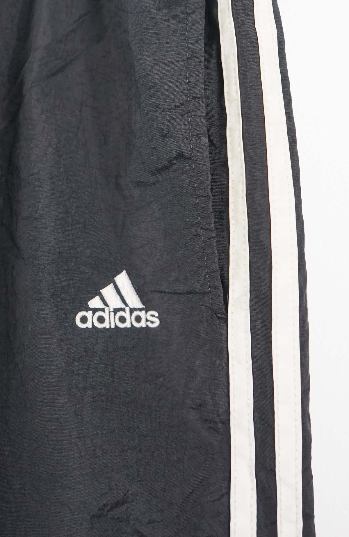 VINTAGE ADIDAS TRACK PANT SHORTS (XL)