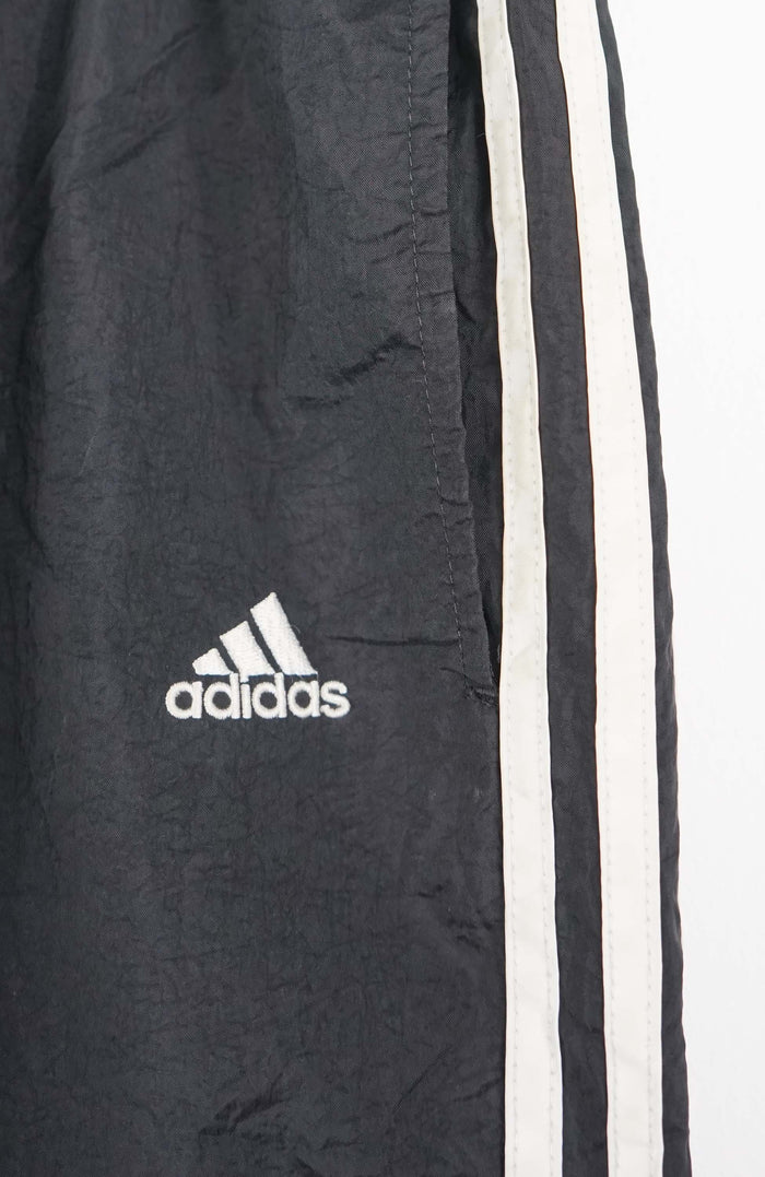 VINTAGE ADIDAS TRACK PANT SHORTS (XL)