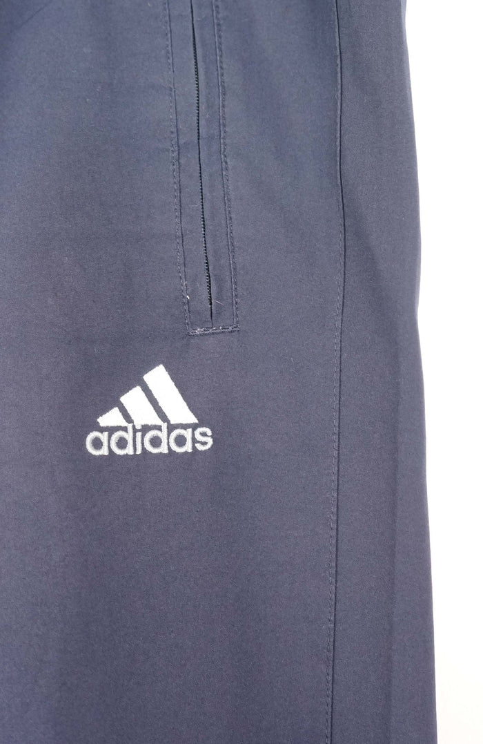 VINTAGE ADIDAS TRACK PANT SHORTS (XL)