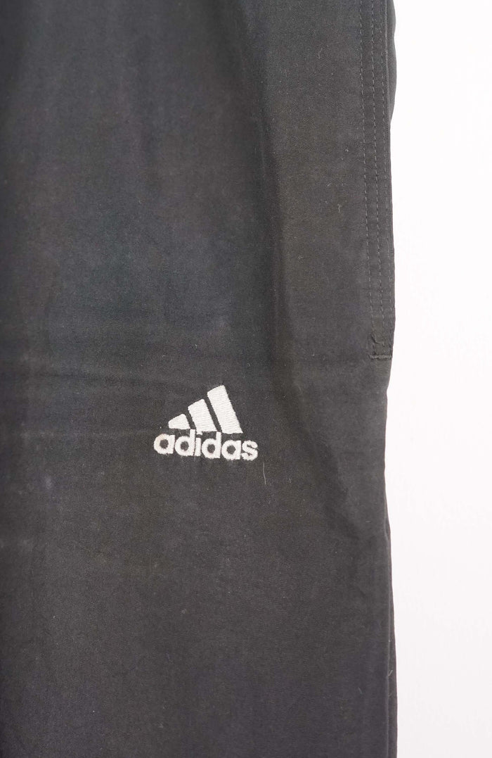 VINTAGE ADIDAS TRACK PANT SHORTS (XL)
