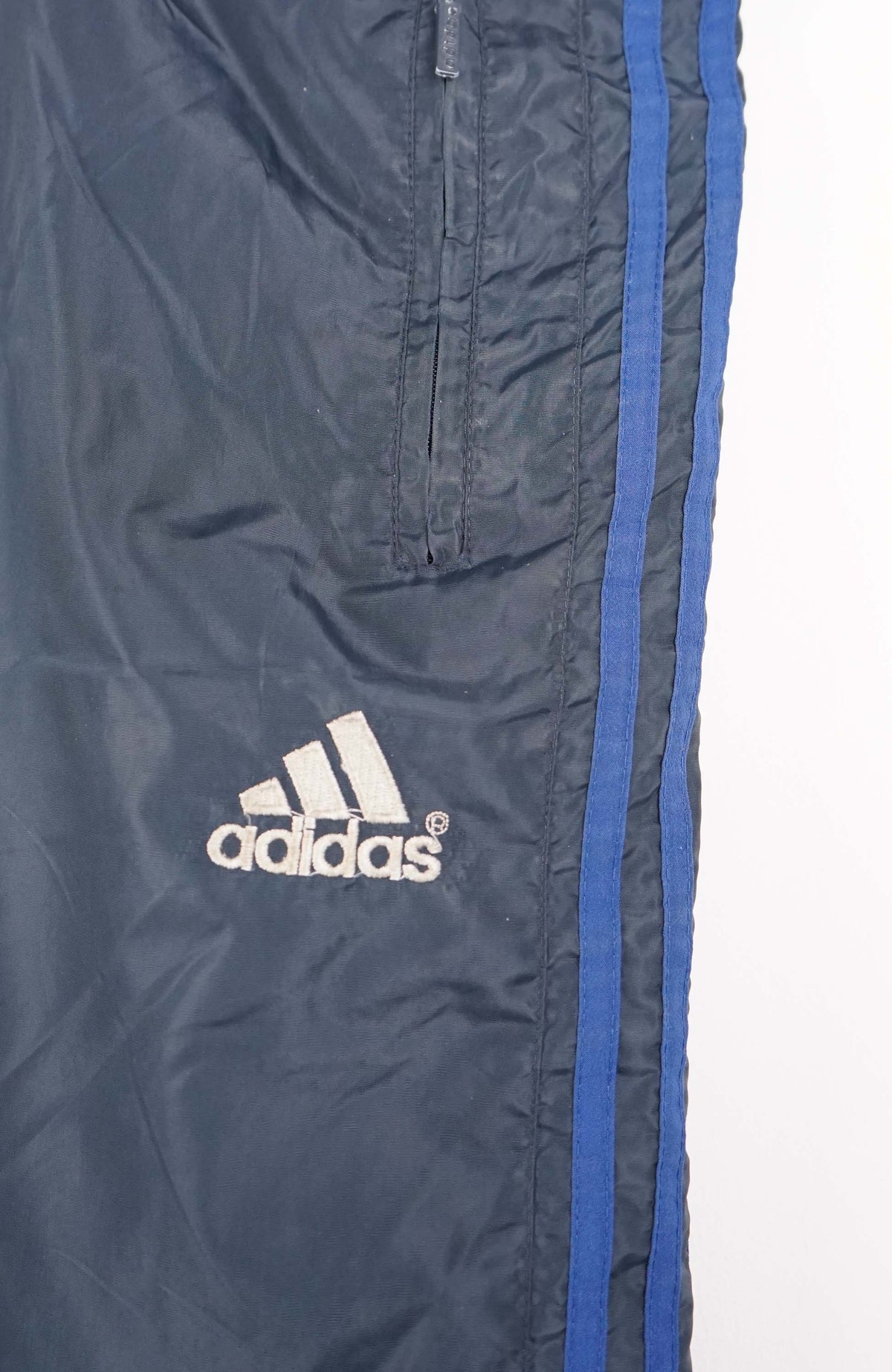 VINTAGE ADIDAS TRACK PANT SHORTS (XXXL)