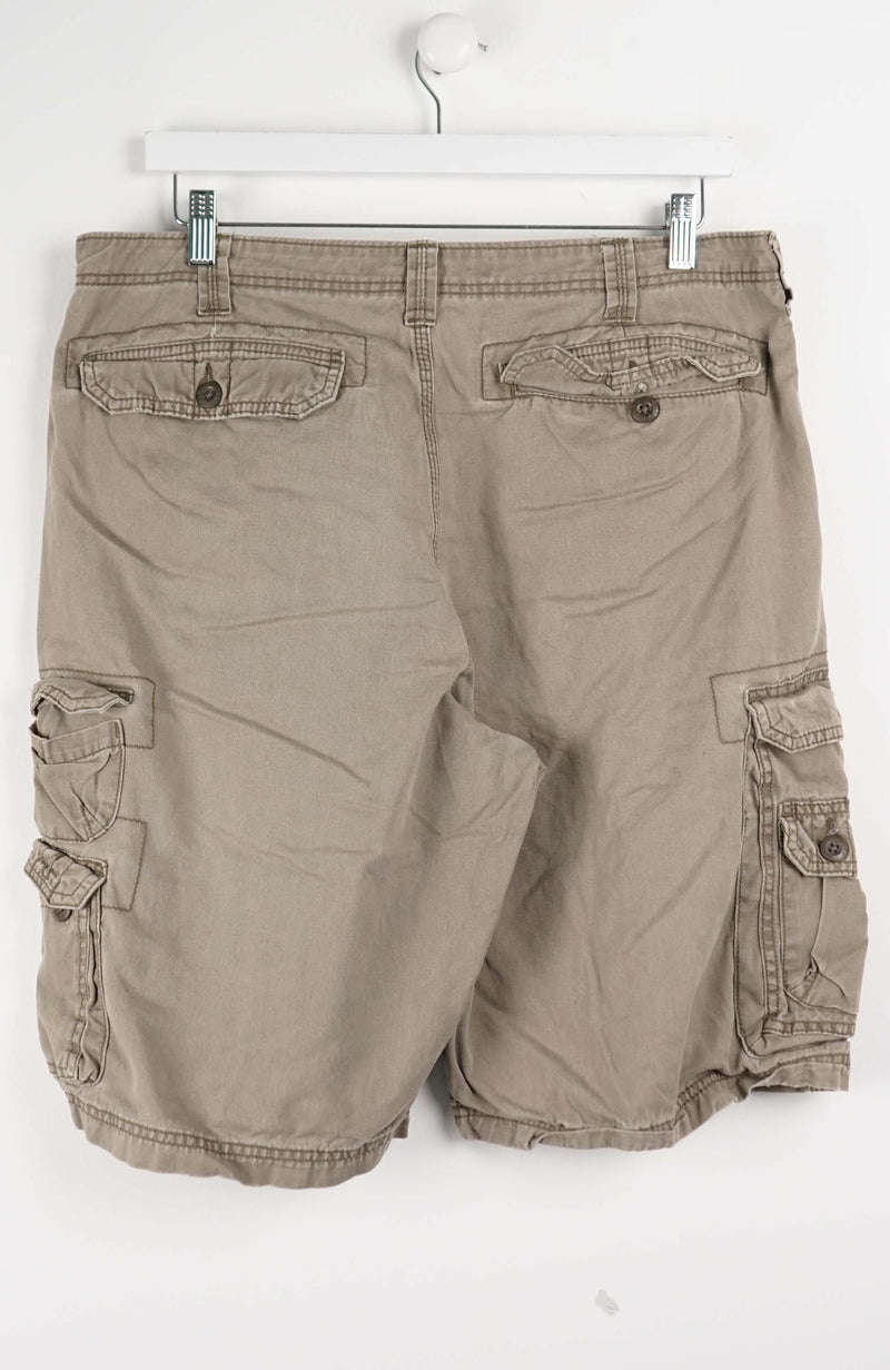 VINTAGE  LEE DUNGAREES SHORTS W36