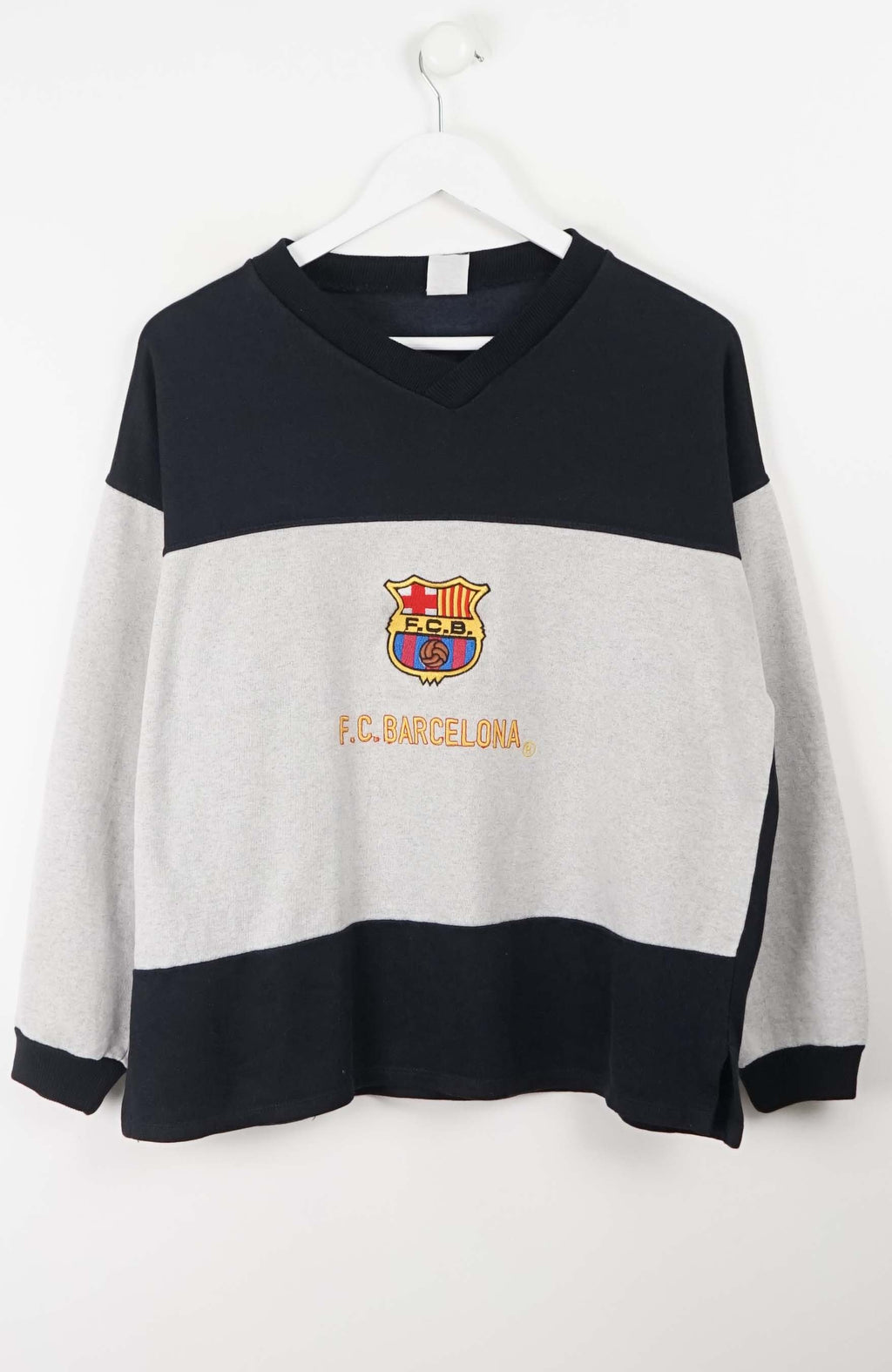VINTAGE F C BARCELLONA SWEATER (S)