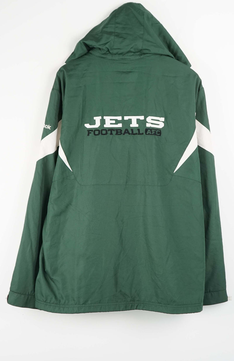 VINTAGE NFL REEBOK NEW YORK JETS WINDBREAKER (XL)