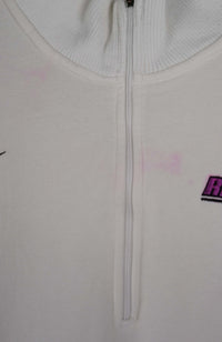 VINTAGE NIKE RAIDERS 1/4 ZIP SWEATER (XXL)