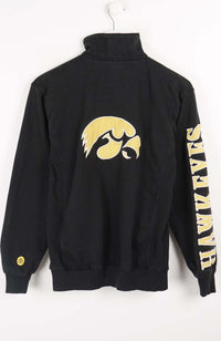 VINTAGE IOWA 1/4 ZIP SWEATER (S)