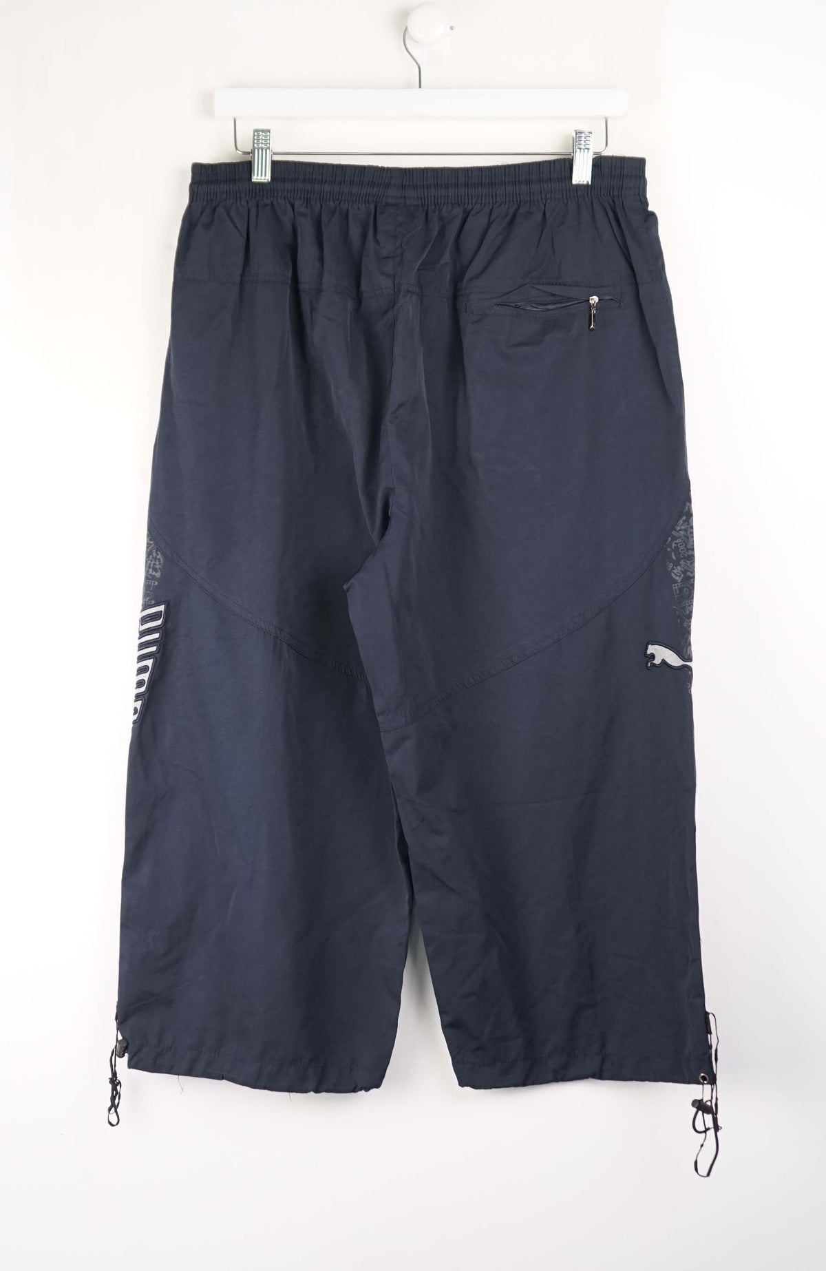 VINTAGE PUMA 3/4 TRACK PANT SHORTS (M)