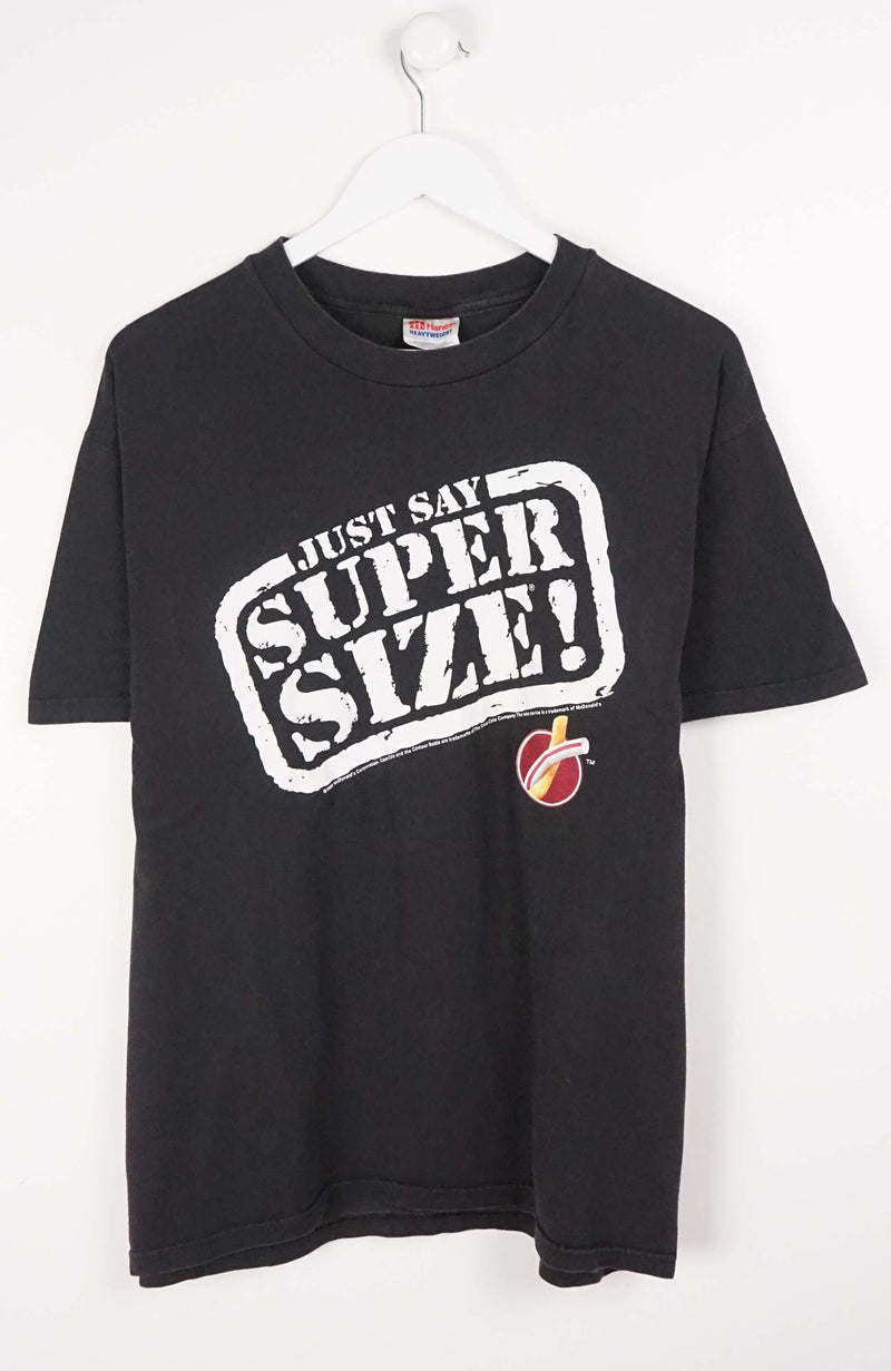 VINTAGE MCDONALD'S SUPER SIZE ME T-SHIRT (L)