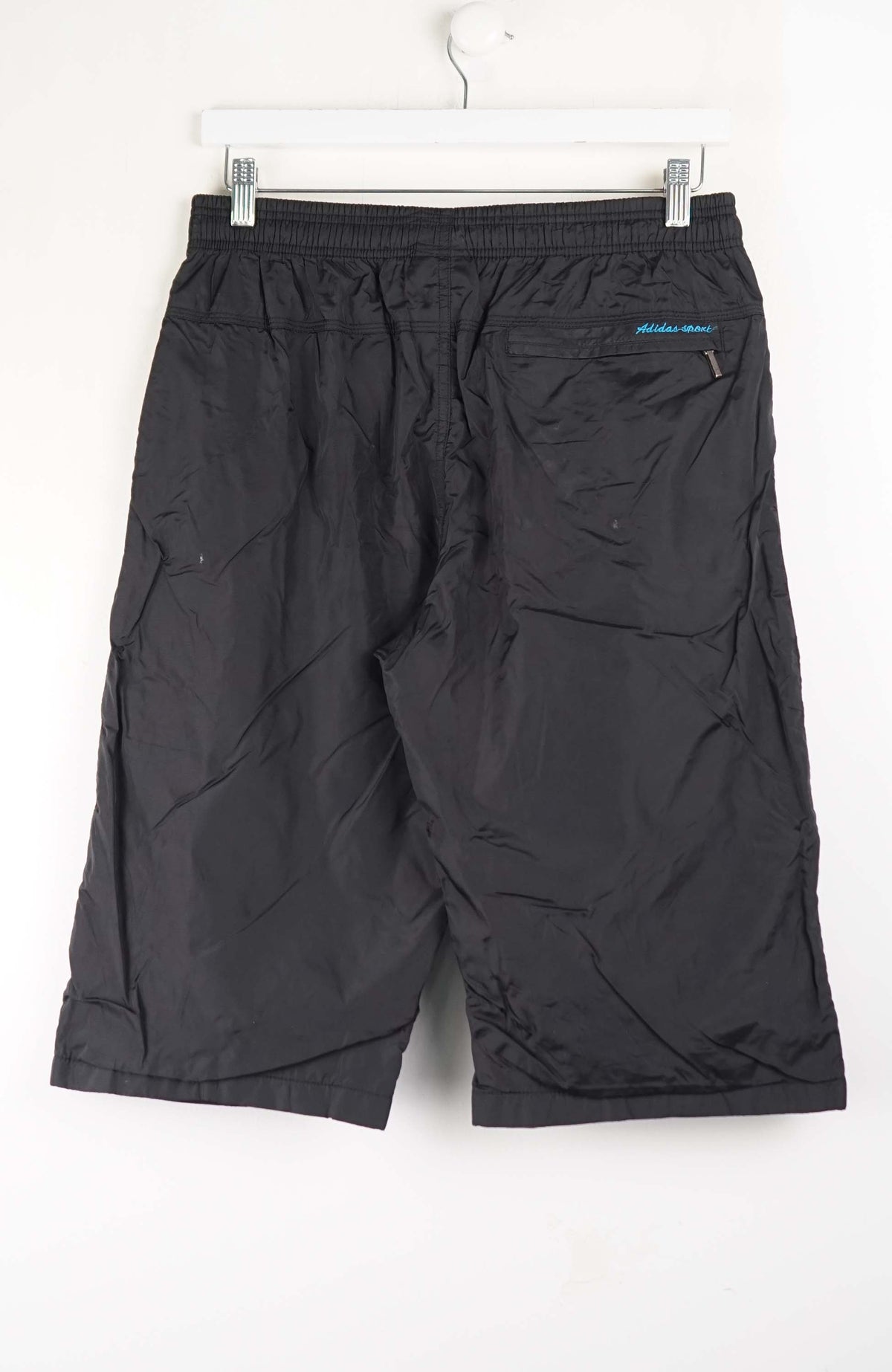 VINTAGE ADIDAS TRACK PANT SHORTS (M)
