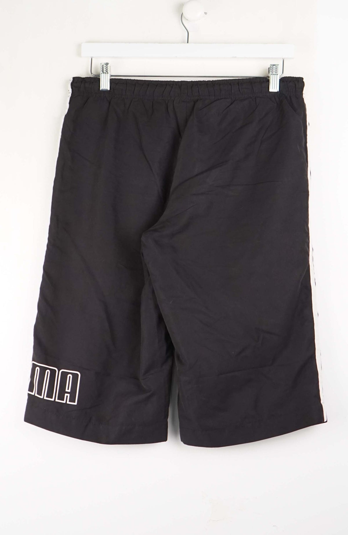 VINTAGE PUMA TRACK PANT SHORTS (M)