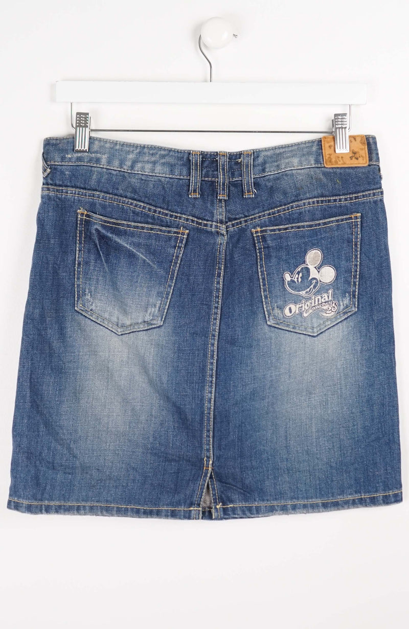 VINTAGE Y2K DENIM SKIRT (SIZE 14)