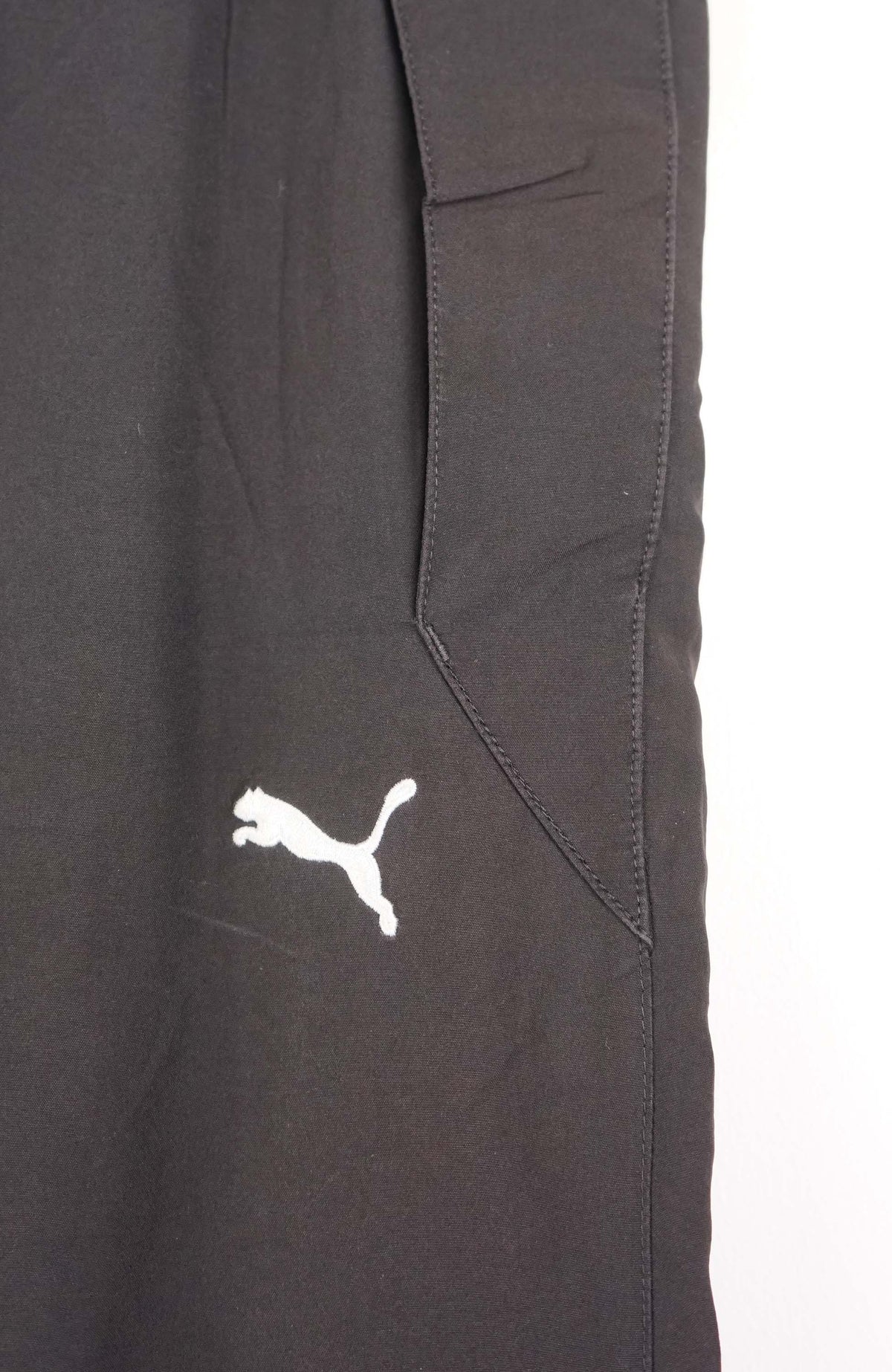 VINTAGE PUMA TRACK PANT SHORTS (L)