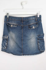 VINTAGE Y2K DENIM SKIRT (SIZE 12)