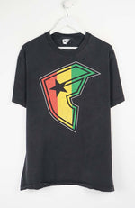 VINTAGE FAMOUS STARS & STRIPES T-SHIRT (L)