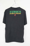 VINTAGE FAMOUS STARS & STRIPES T-SHIRT (L)