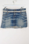  VINTAGE Y2K DENIM SKIRT W32