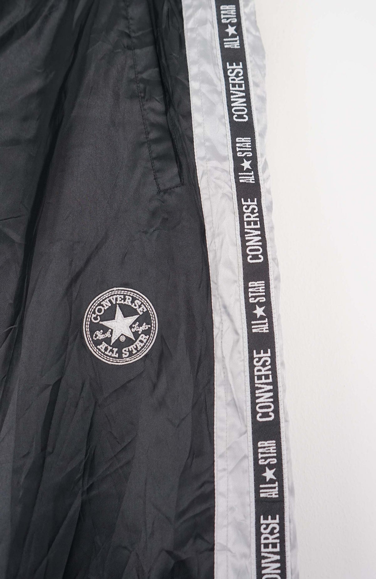 VINTAGE CONVERSE ALL STAR TRACK PANTS (L)