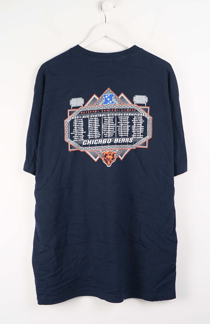 VINTAGE 2001 NFC CENTRAL DIVISION CHICARGO BEARS T-SHIRT (XXL)