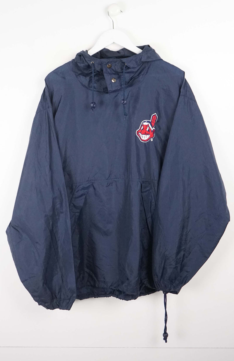 VINTAGE CLEVELAND INDIANS WINDBREAKER (XL)