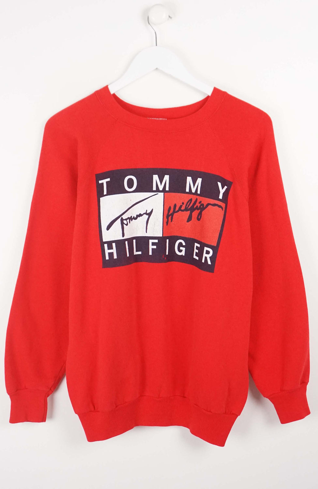 VINTAGE TOMMY HILFIGER SWEATER (M) 90'S BOOTLEG