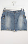 VINTAGE Y2K DENIM SKIRT (SIZE 12)