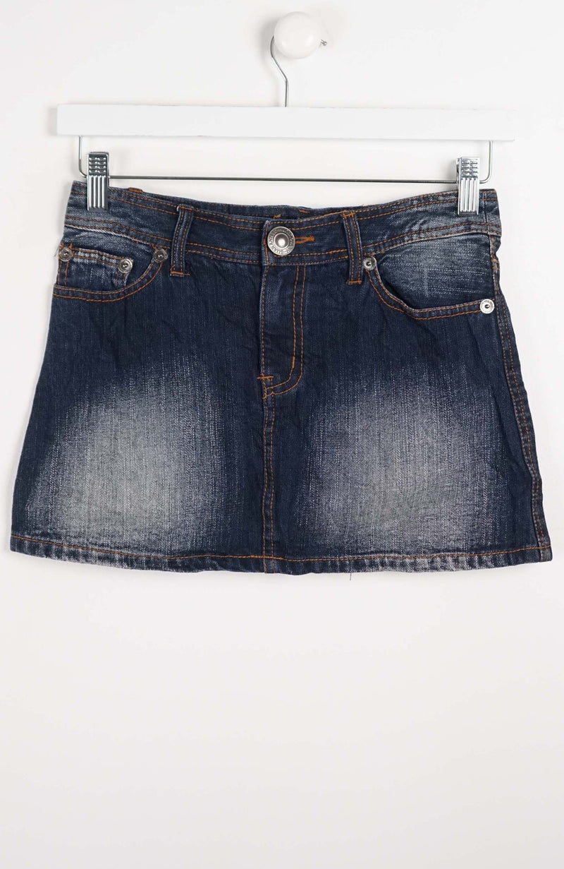 VINTAGE Y2K DENIM SKIRT (SIZE 8)