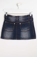 VINTAGE Y2K DENIM SKIRT (SIZE 8)