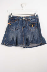 VINTAGE Y2K DENIM SKIRT (SIZE 10)