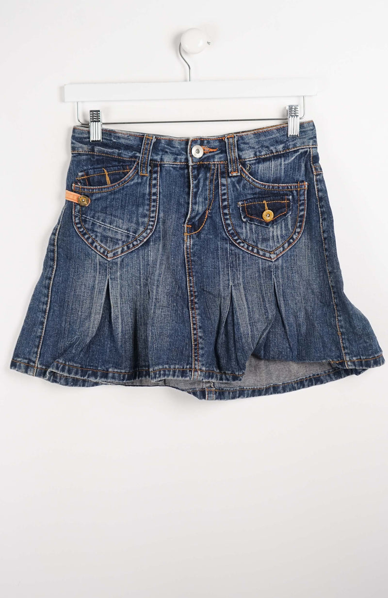 VINTAGE Y2K DENIM SKIRT (SIZE 10)